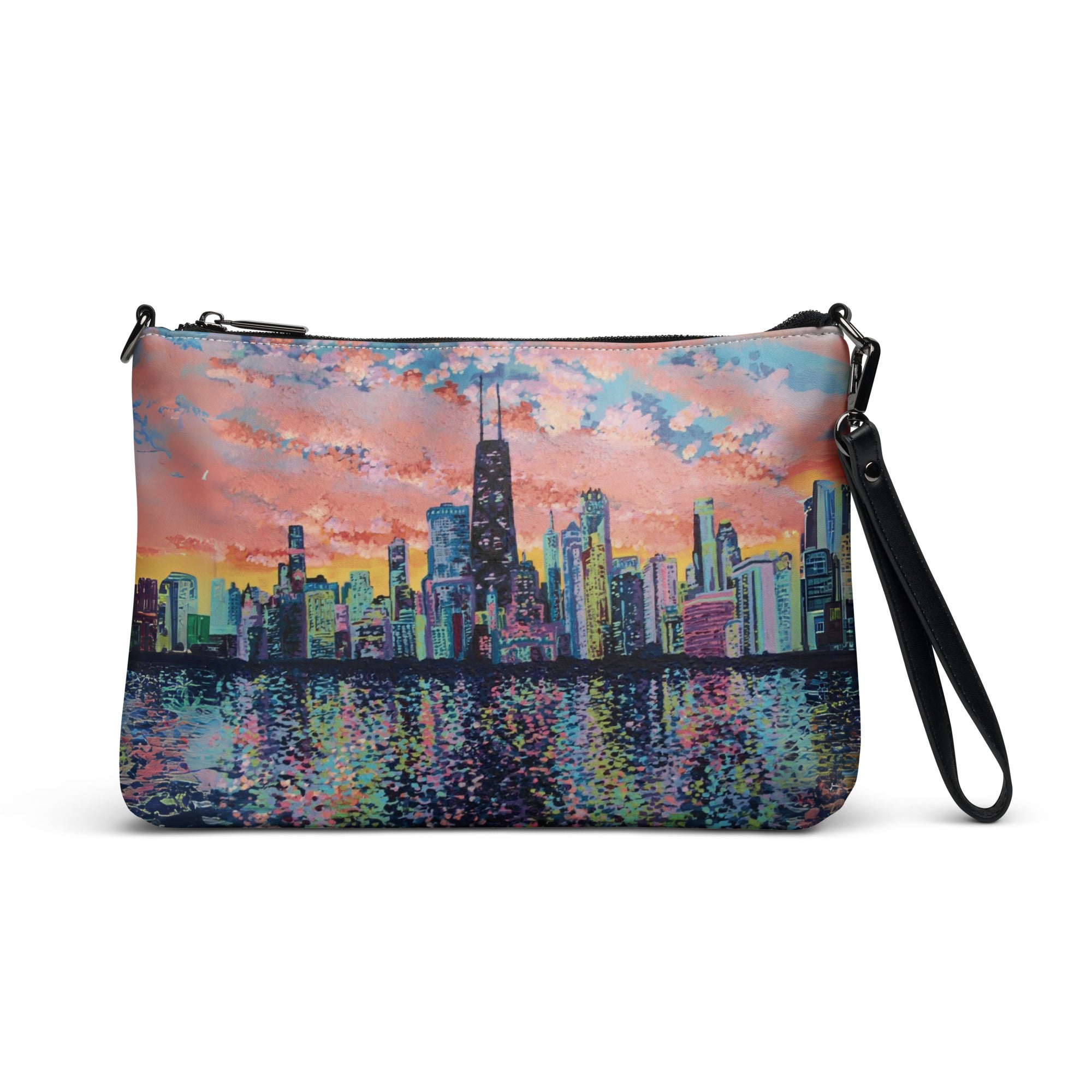 Crossbody Bag - 11″ × 8″ × 1.5″ - premium faux leather purse with