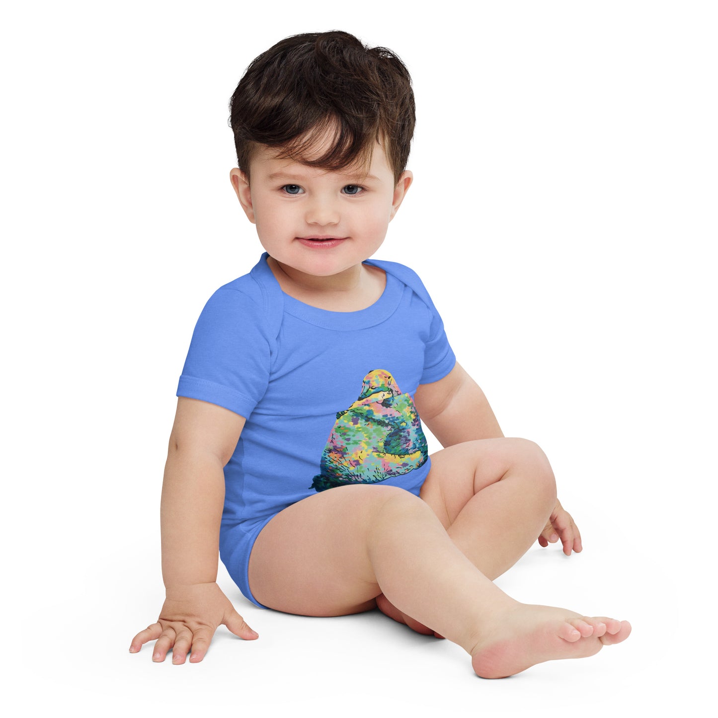Bear Hug Baby Cotton Onesie