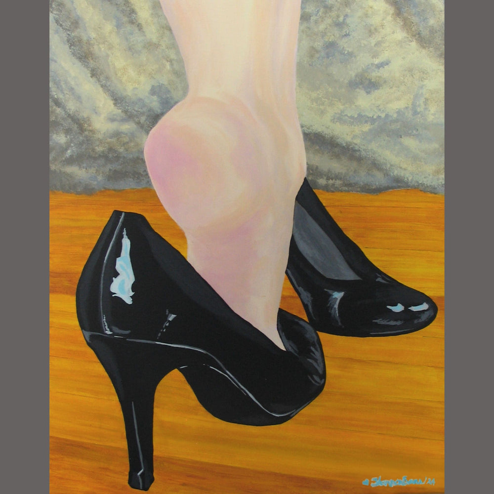 Zapatos negros de tacón alto - cambiar el nombre