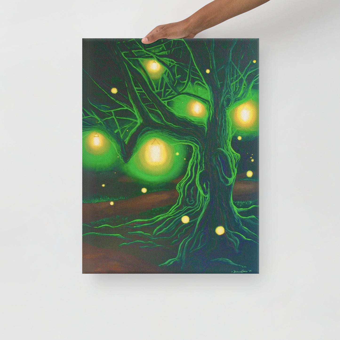 Where Do You Find Your Light? Canvas Art Print