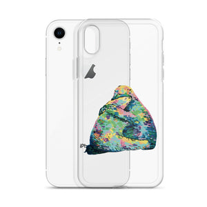 Clear Case for iPhone® - sturdy sleek mobile case - from hand-painted "Bear Hug" original painting by Shannon Evans - polar bears - colorful expressionist - nature - animal art - snuggling loving Clear Case for iPhone® - sturdy sleek mobile case - from hand-painted "Bear Hug" original painting by Shannon Evans - polar bears - colorful expressionist - nature - animal art - snuggling loving