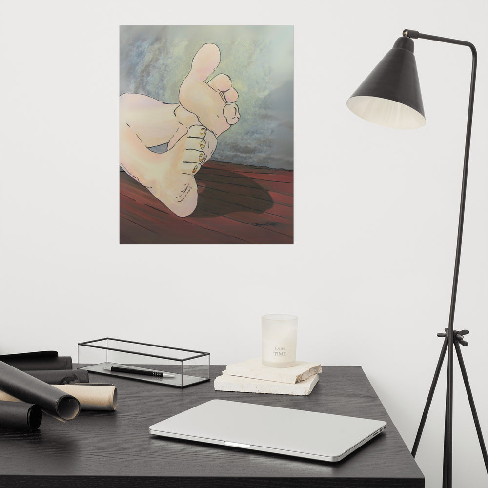 Golden Confection Art Print