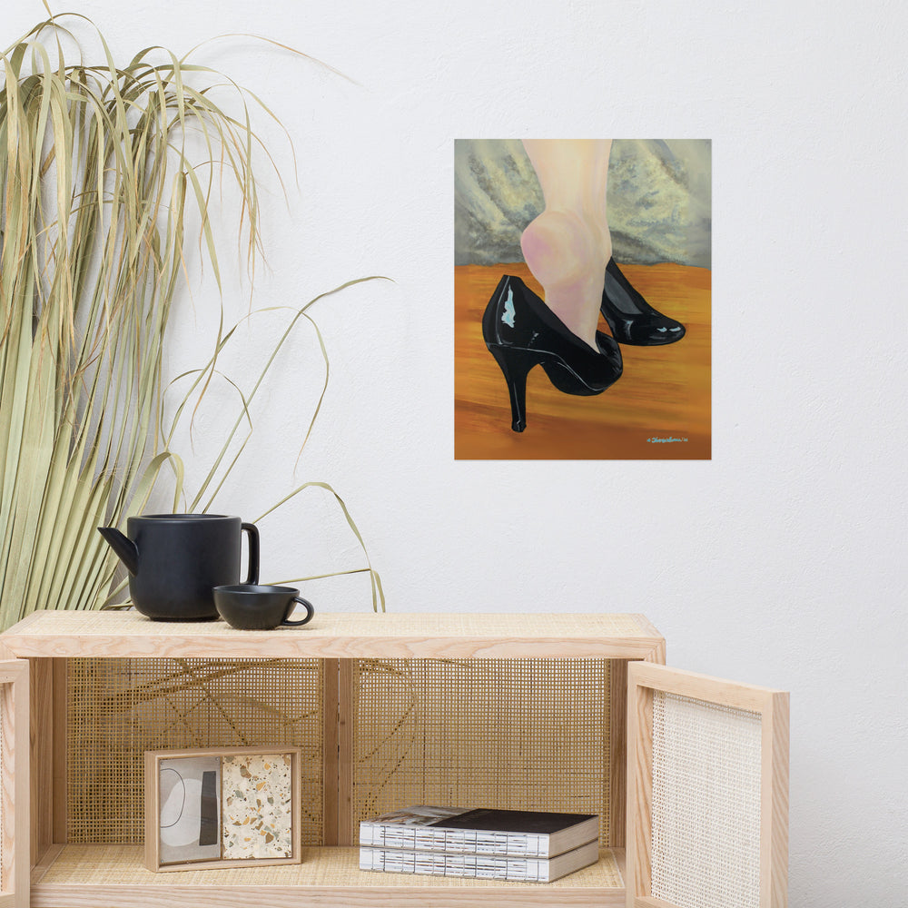 Stepping Into You Art Print