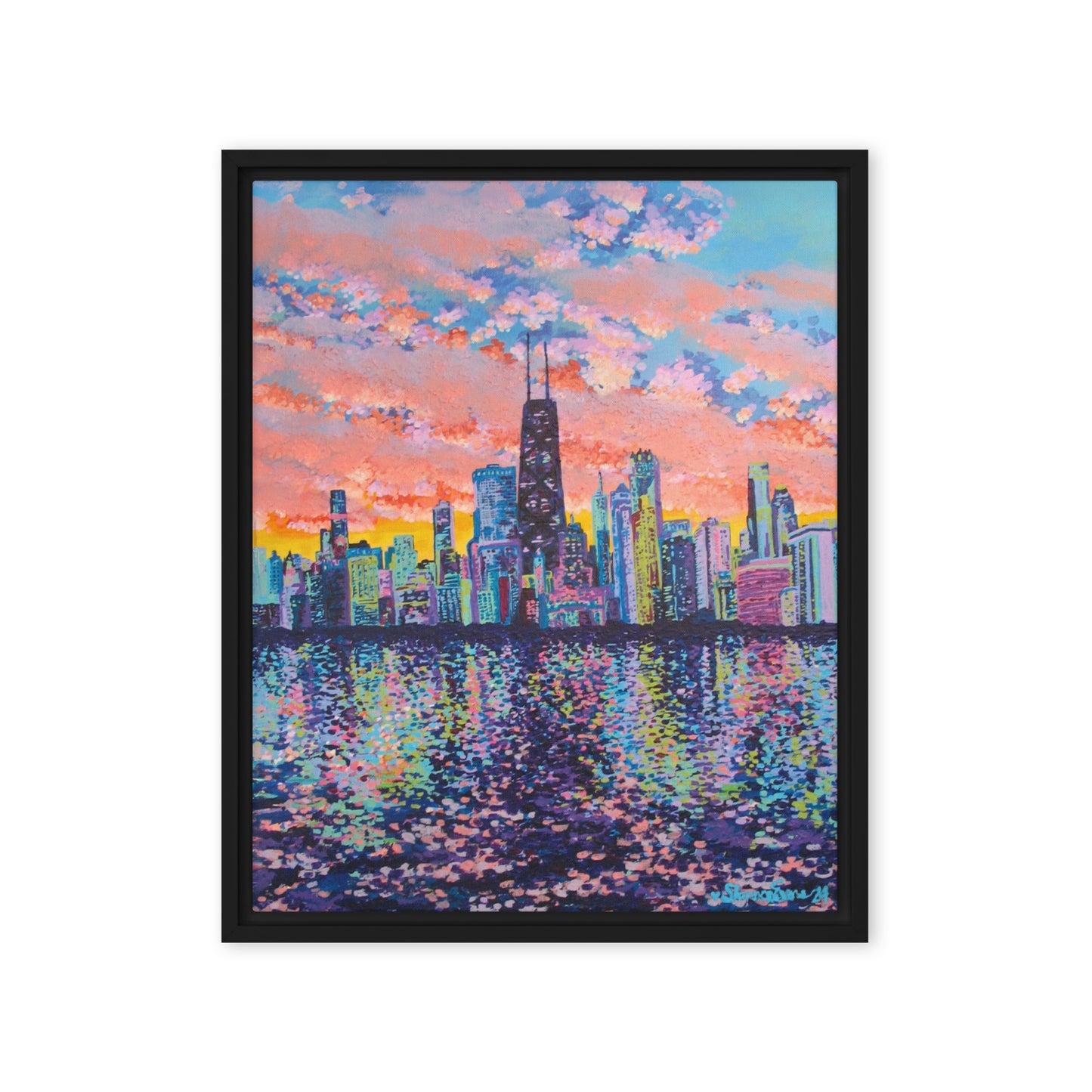 Chicago Symphony Framed Canvas Art Print