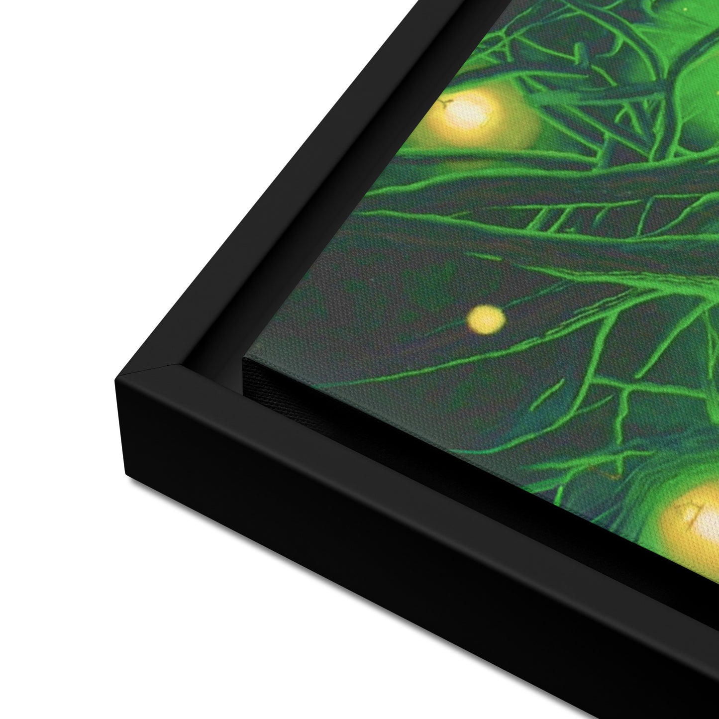 Where Do You Find Your Light? Framed Canvas Art Print