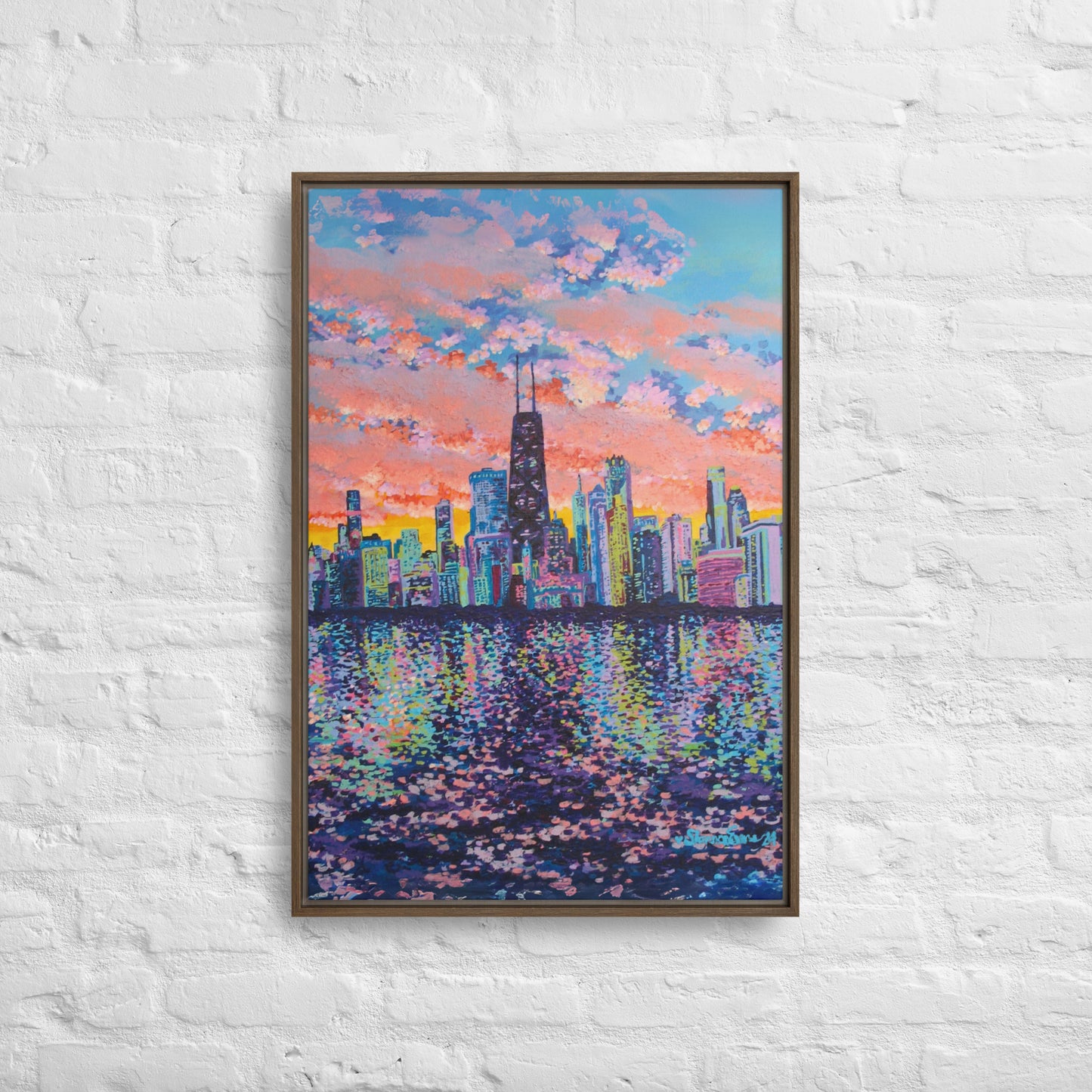 Chicago Symphony Framed Canvas Art Print