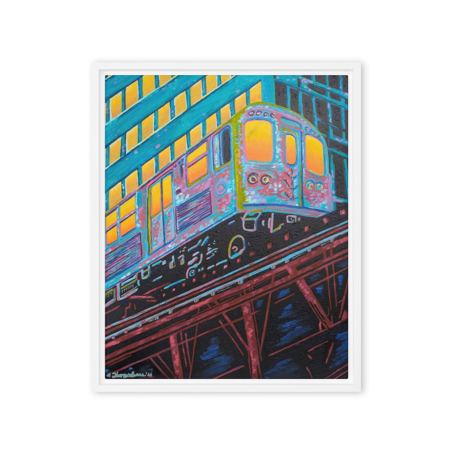 Today Is The Day Framed Canvas Art Print