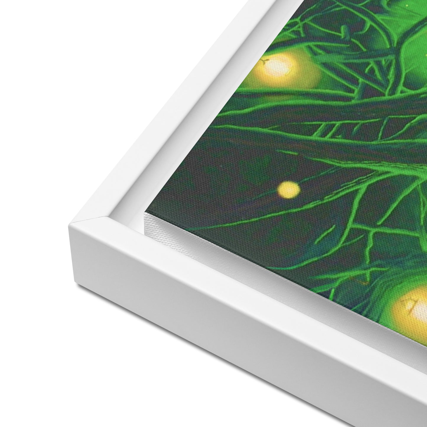 Where Do You Find Your Light? Framed Canvas Art Print