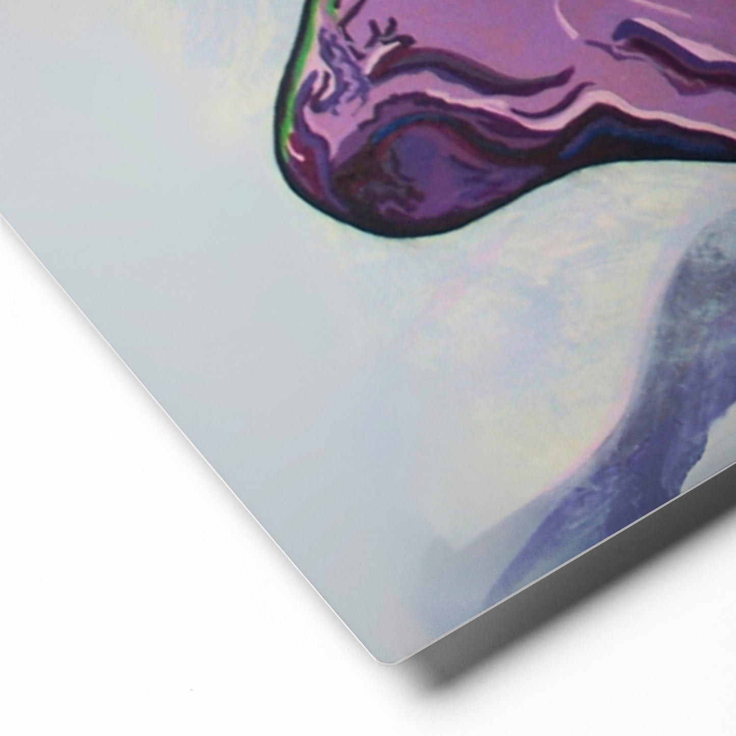 I Know Glossy Metal Art Print
