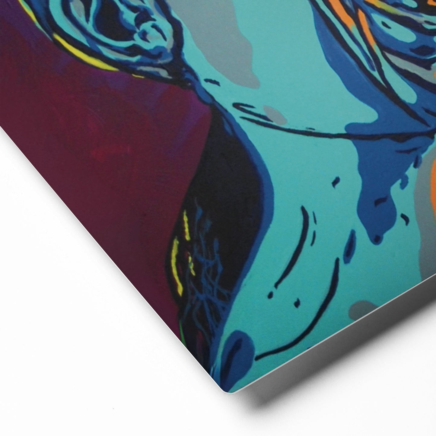 All The Things Glossy Metal Art Print