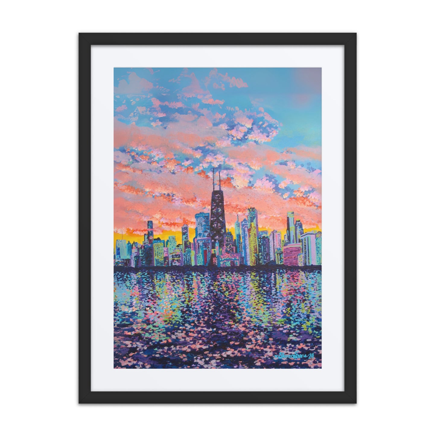 Chicago Symphony Framed Art Print with Custom Mat