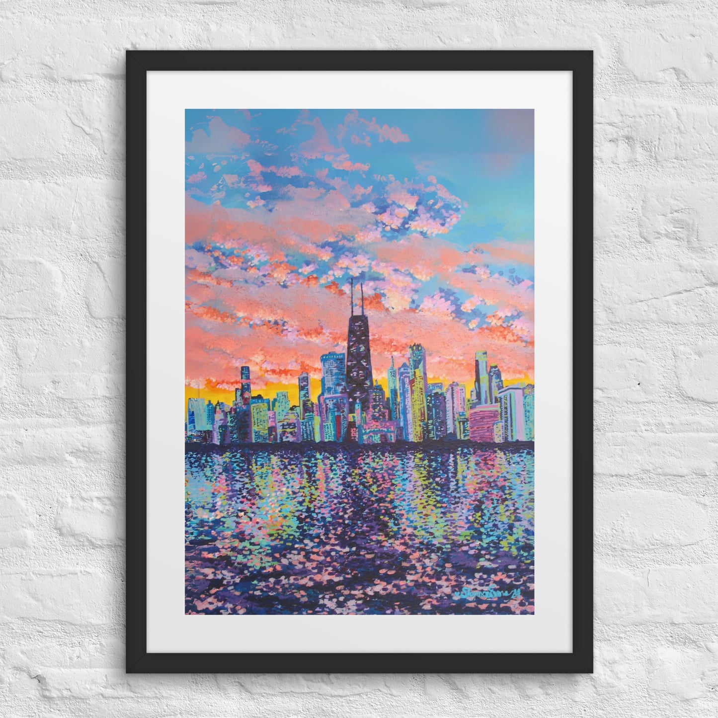 Chicago Symphony Framed Art Print with Custom Mat