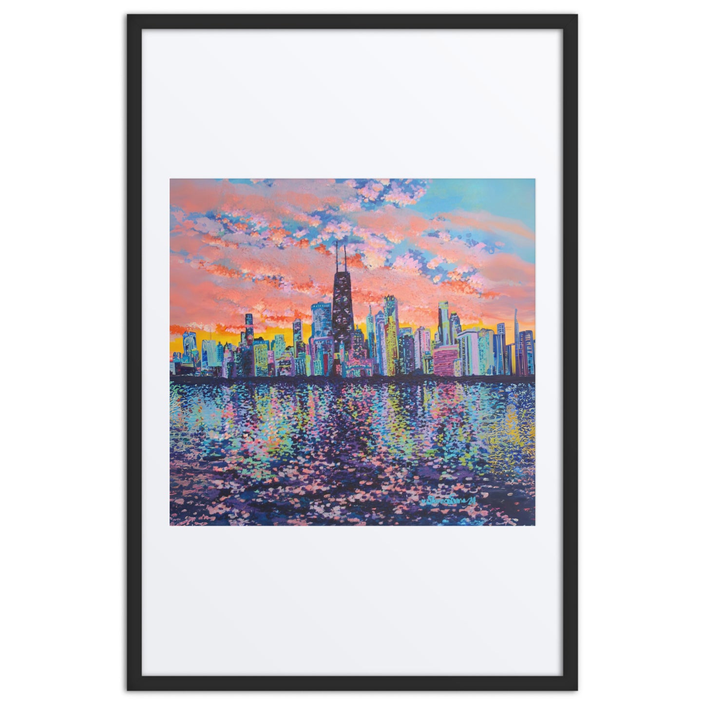 Chicago Symphony Framed Art Print with Custom Mat