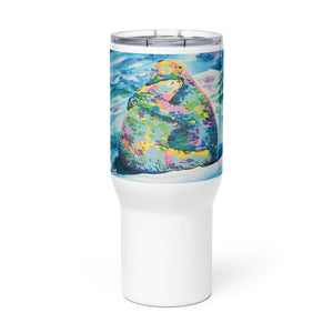 Bear Hug Stainless Steel Travel Mug with Lid - choice of 25 oz or 40 oz Bear Hug Stainless Steel Travel Mug with Lid - choice of 25 oz or 40 oz