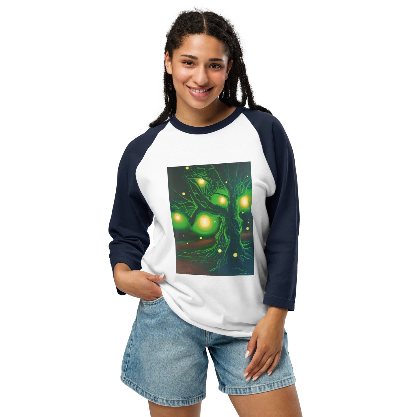 Where Do You Find Your Light? 3/4 Sleeve Raglan Shirt