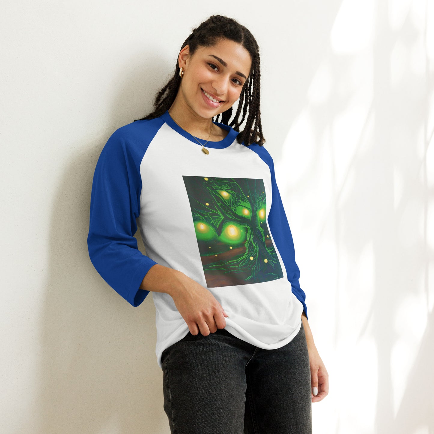 Where Do You Find Your Light? 3/4 Sleeve Raglan Shirt