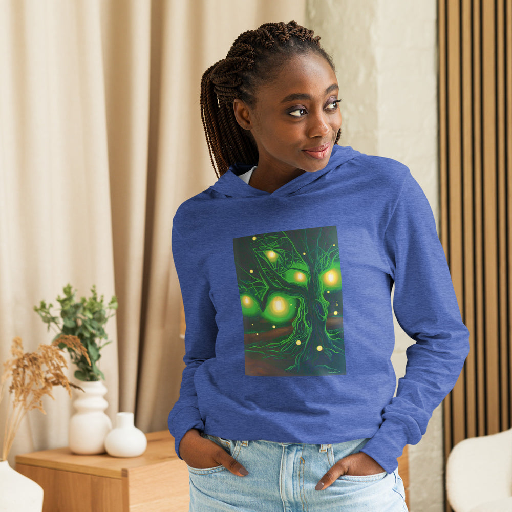 Where Do You Find Your Light? Hooded Long-Sleeve Tee