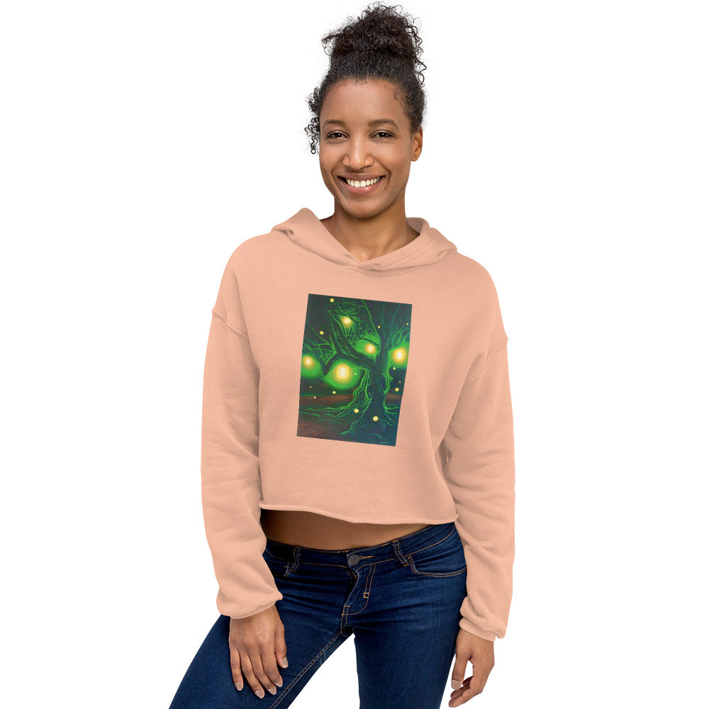 Where Do You Find Your Light? Crop Hoodie
