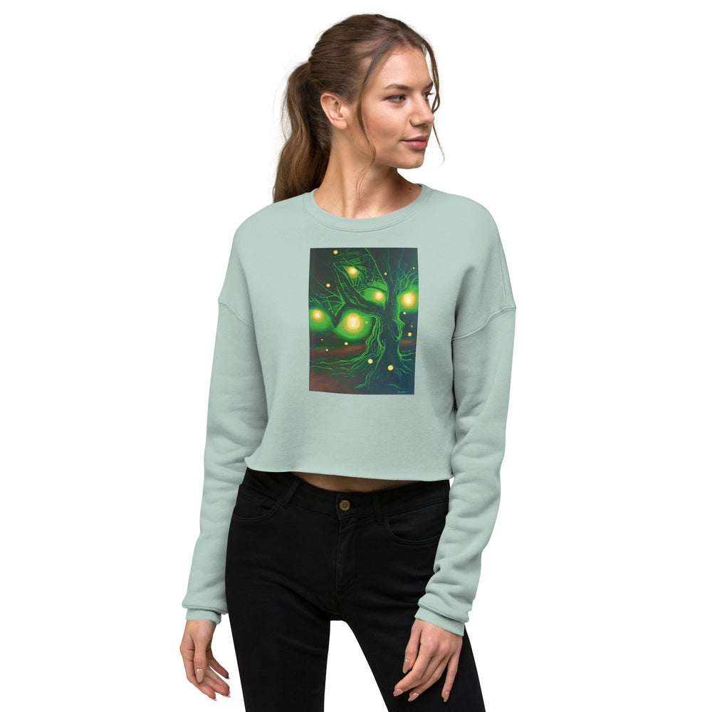 Where Do You Find Your Light? Fleece Crop Sweatshirt