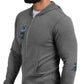 Blue Valentine Premium Lightweight Zip Hoodie - Special Dual Design Edition (sleeve image)