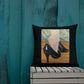 Stepping Into You Premium Pillow - square