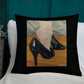 Stepping Into You Premium Pillow - square