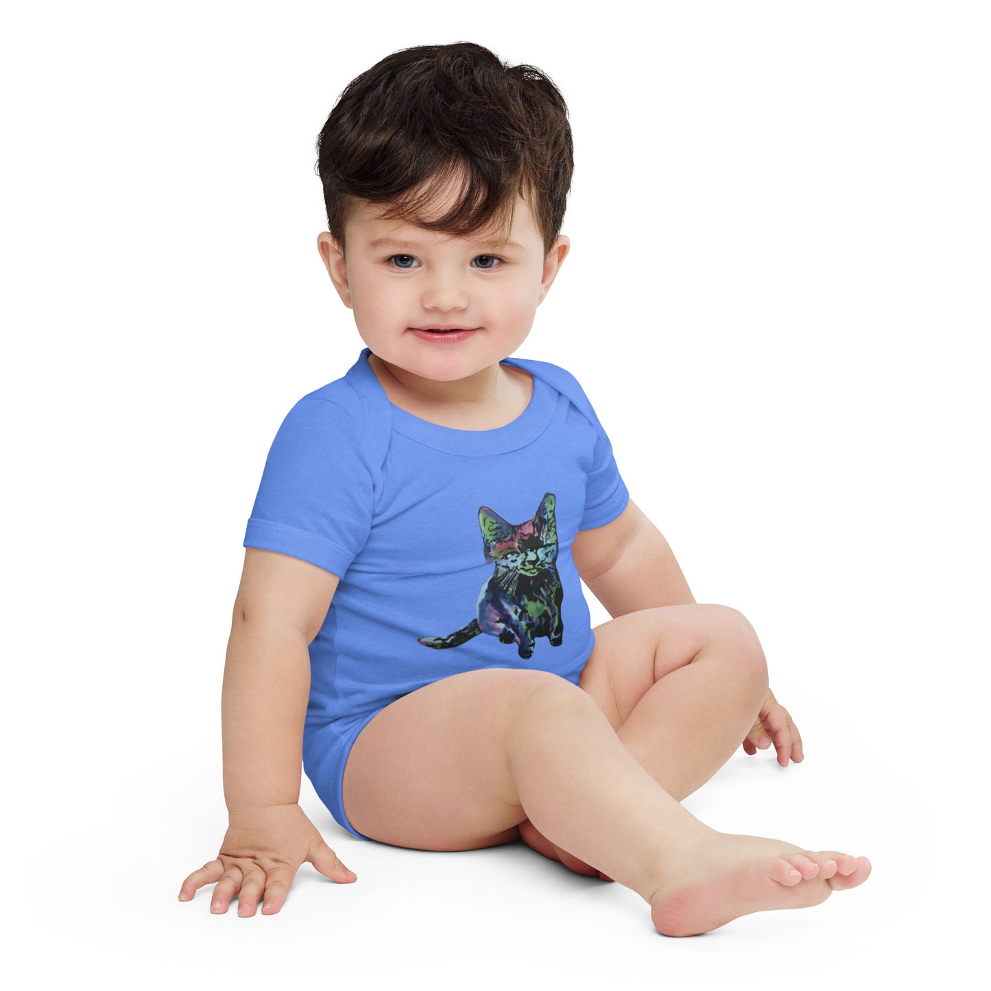 Blue Valentine Baby Cotton Onesie