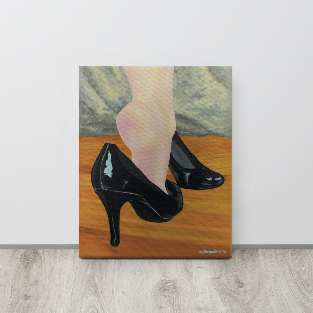 Stepping Into You Canvas Art Print