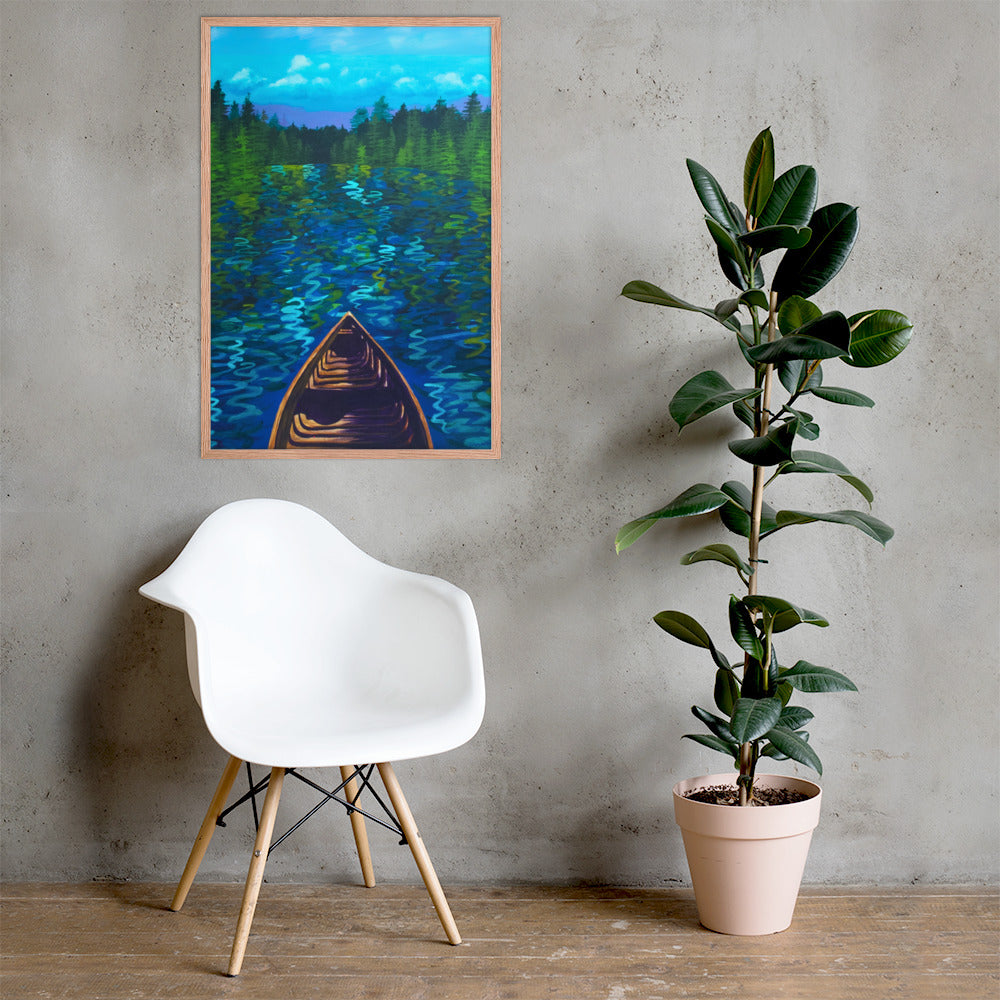 Boundary Framed Art Print