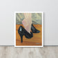 Stepping Into You Framed Art Print