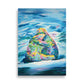Bear Hug Art Print (centimeters)