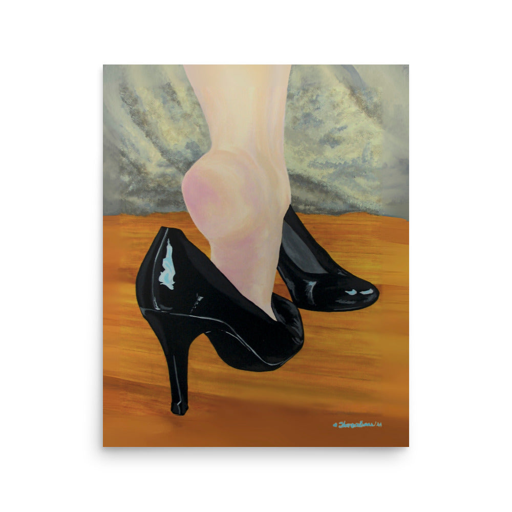 Stepping Into You Art Print (inches)