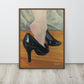 Stepping Into You Framed Canvas Art Print