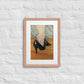 Stepping Into You Framed Art Print with Custom Mat