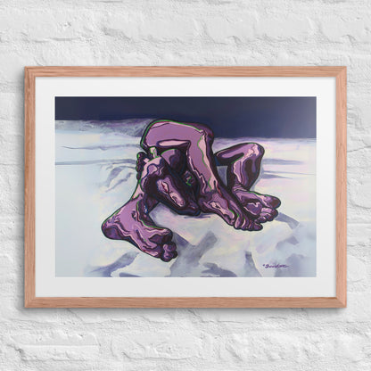 I Know Framed Art Print with Custom Mat