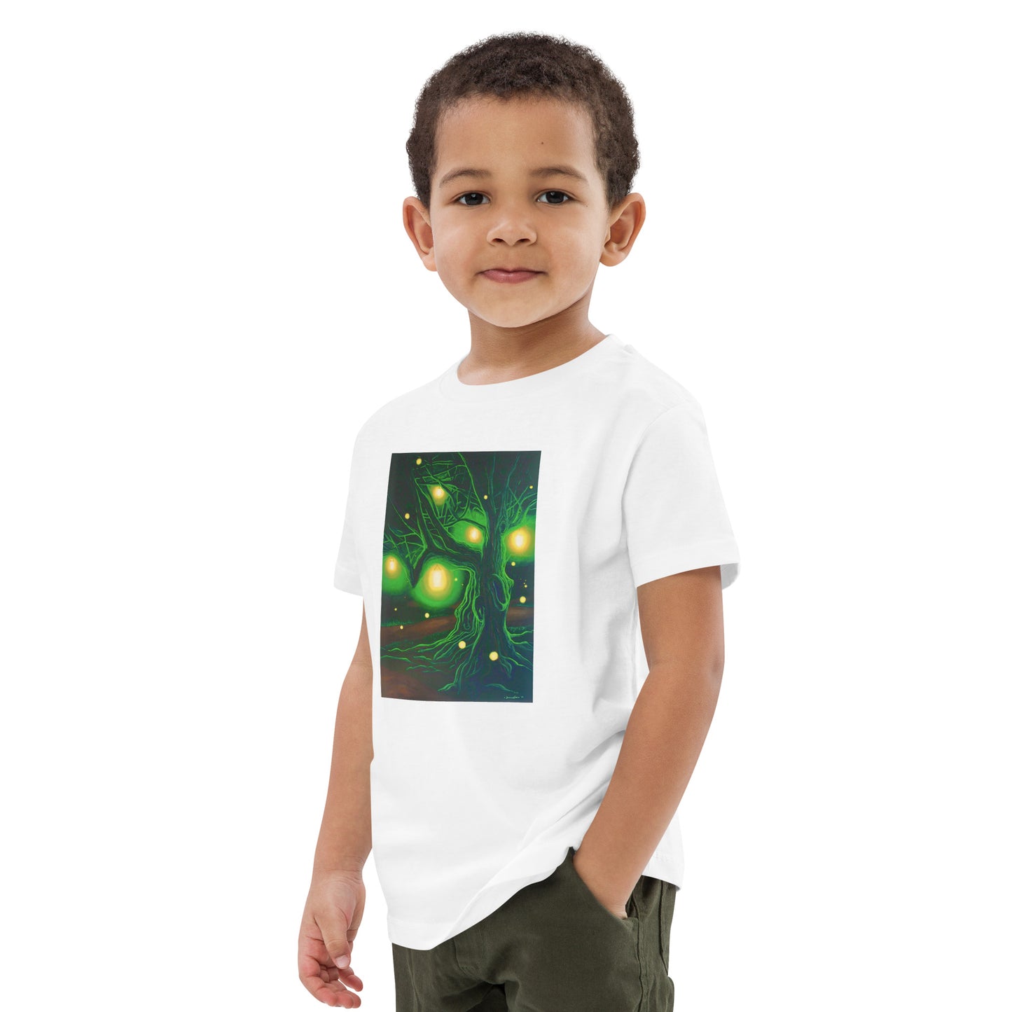 Where Do You Find Your Light? Kids Organic Cotton Tee