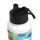 Bear Hug 32oz Stainless Steel Water Bottle with Straw Lid