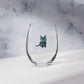 Blue Valentine Stemless Wine Glass