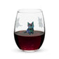 Blue Valentine Stemless Wine Glass