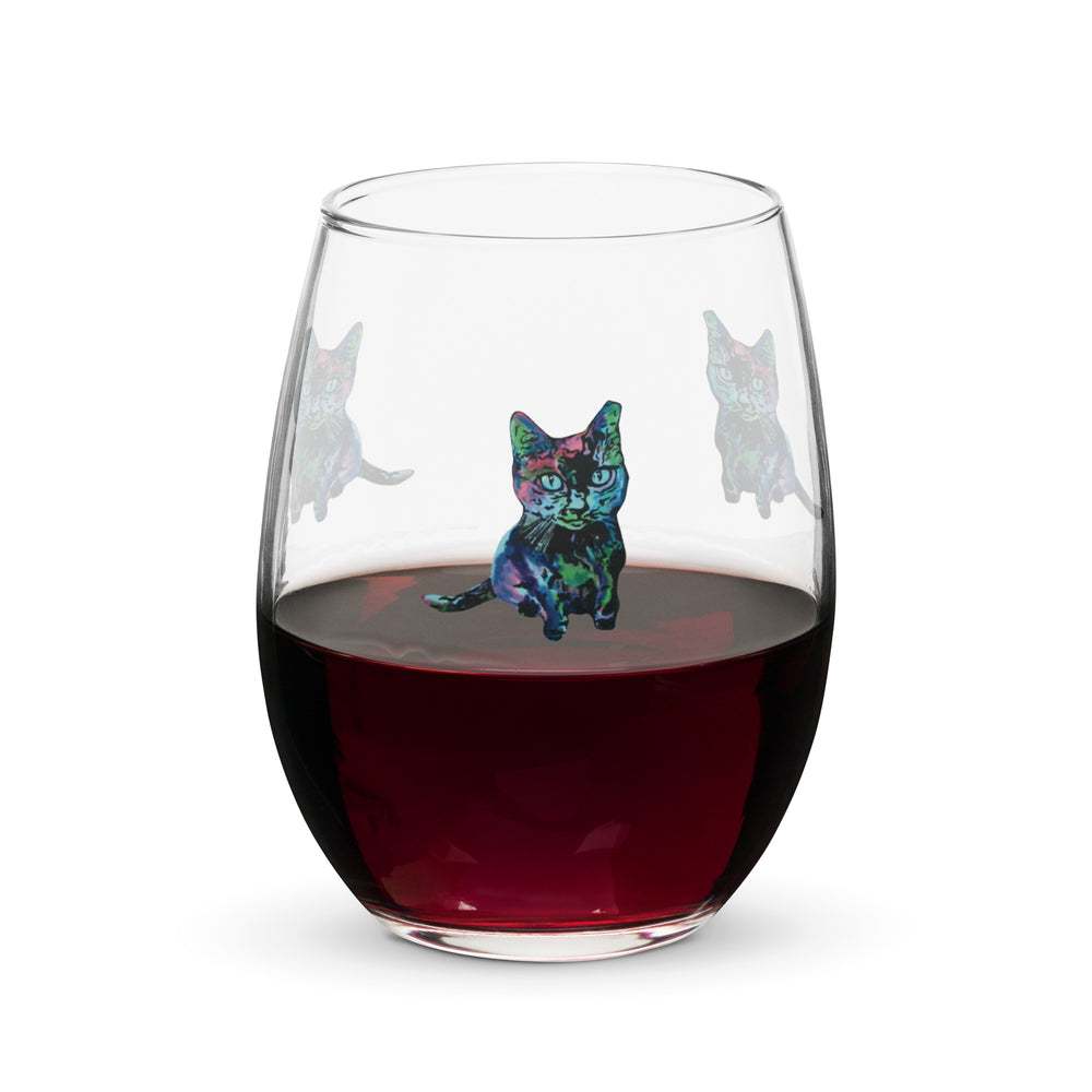 Blue Valentine Stemless Wine Glass