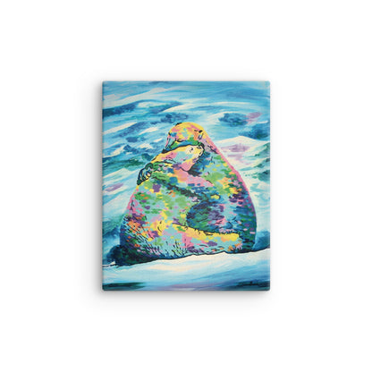 Bear Hug Thin Canvas Art Print