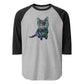 Blue Valentine 3/4 Sleeve Raglan Shirt