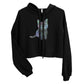 Blue Valentine Crop Hoodie