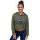 Blue Valentine Crop Hoodie