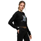 Blue Valentine Fleece Crop Sweatshirt