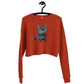 Blue Valentine Fleece Crop Sweatshirt