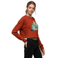 Bear Hug Fleece Crop Sweatshirt