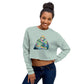 Bear Hug Fleece Crop Sweatshirt