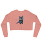 Blue Valentine Fleece Crop Sweatshirt