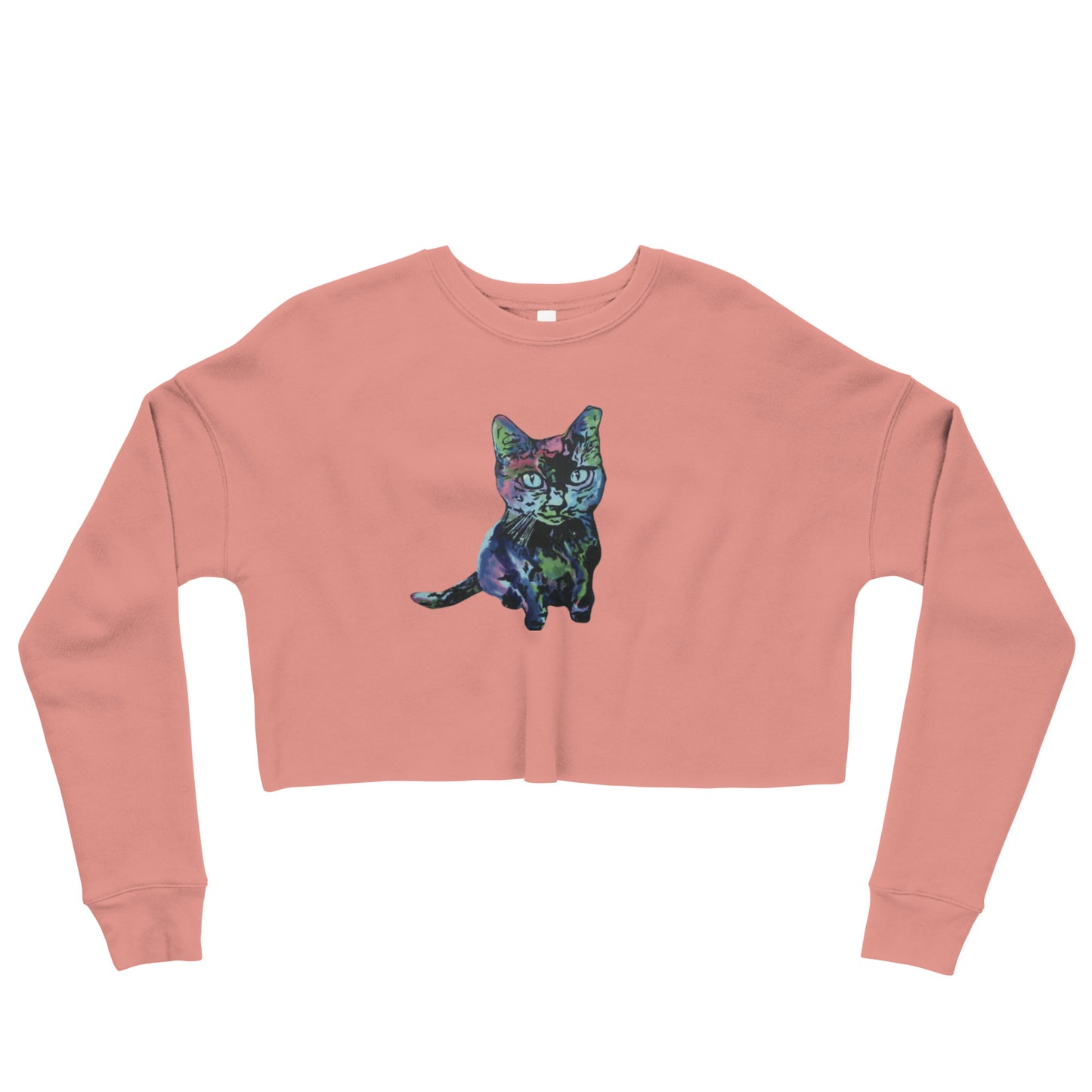 Blue Valentine Fleece Crop Sweatshirt